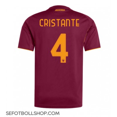 Billiga AS Roma Bryan Cristante #4 Hemma fotbollskläder 2025-26 Kortärmad Billiga AS Roma Bryan Cristante #4 Hemma fotbollskläder 2025-26 Kortärmad